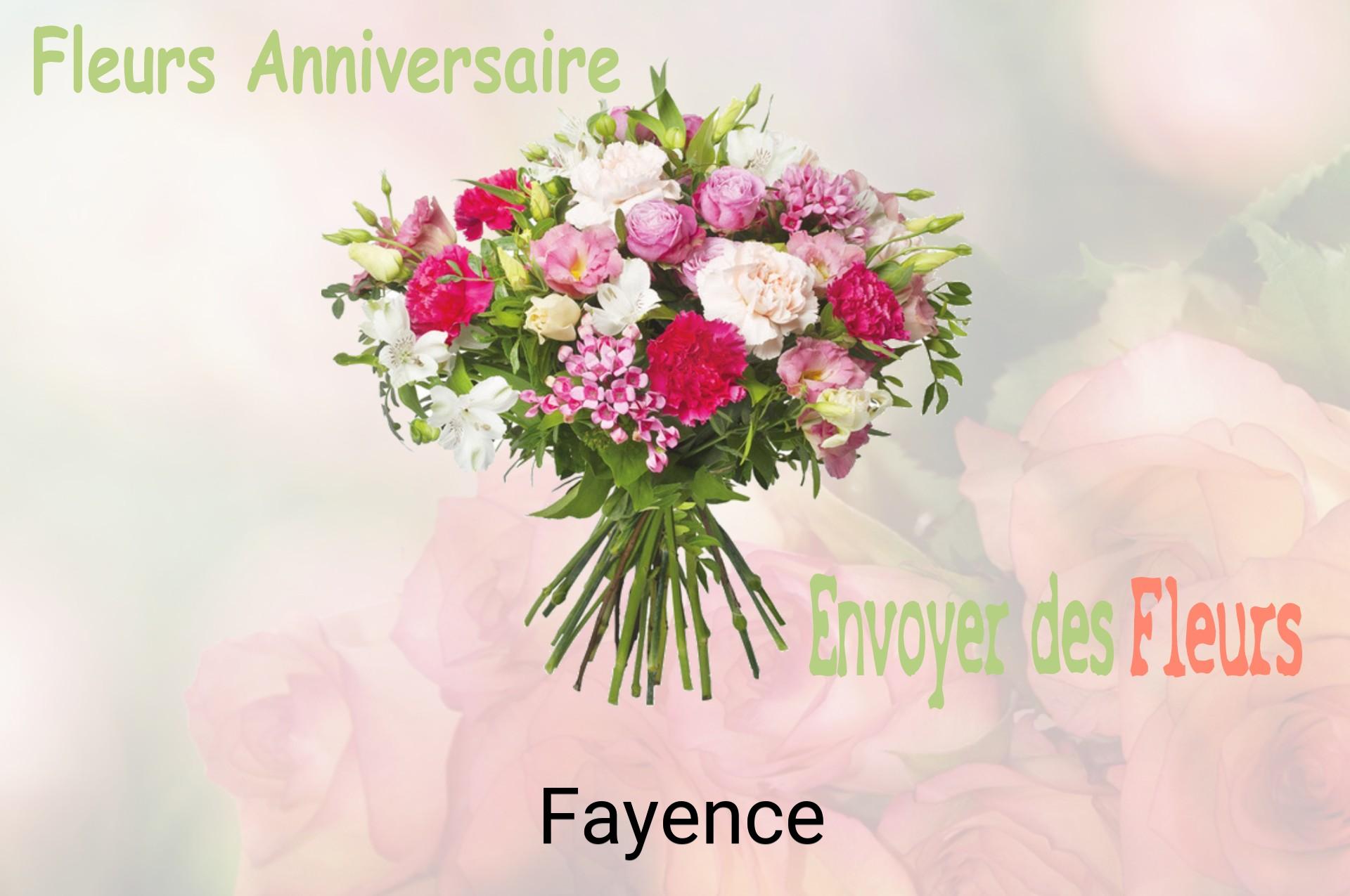 Bouquet de fleurs d’anniversaire livré à Fayence